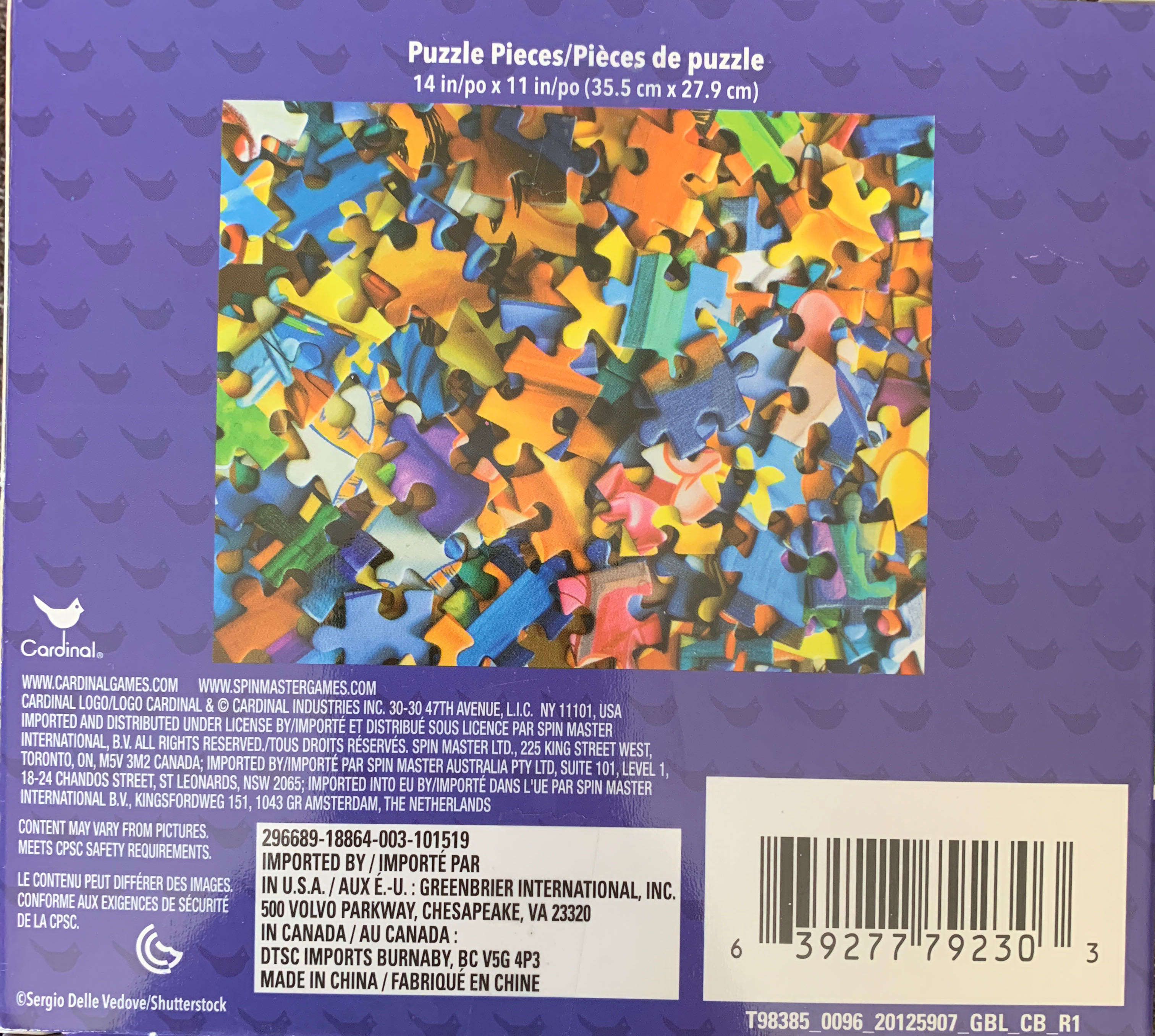 Puzzle Pieces - Cardinal puzzle collectible [Barcode 639277792303] - Main Image 2