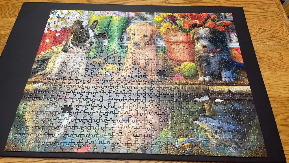 Puppy Dreams - Buffalo Games puzzle collectible - Main Image 3