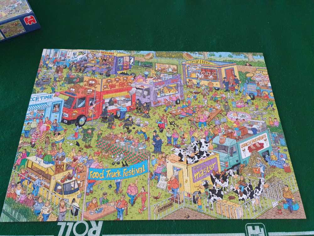 2 X Puzzel BBQ Party! / Food Truck Festival  - Jumbo puzzle collectible [Barcode 8710126190791] - Main Image 3