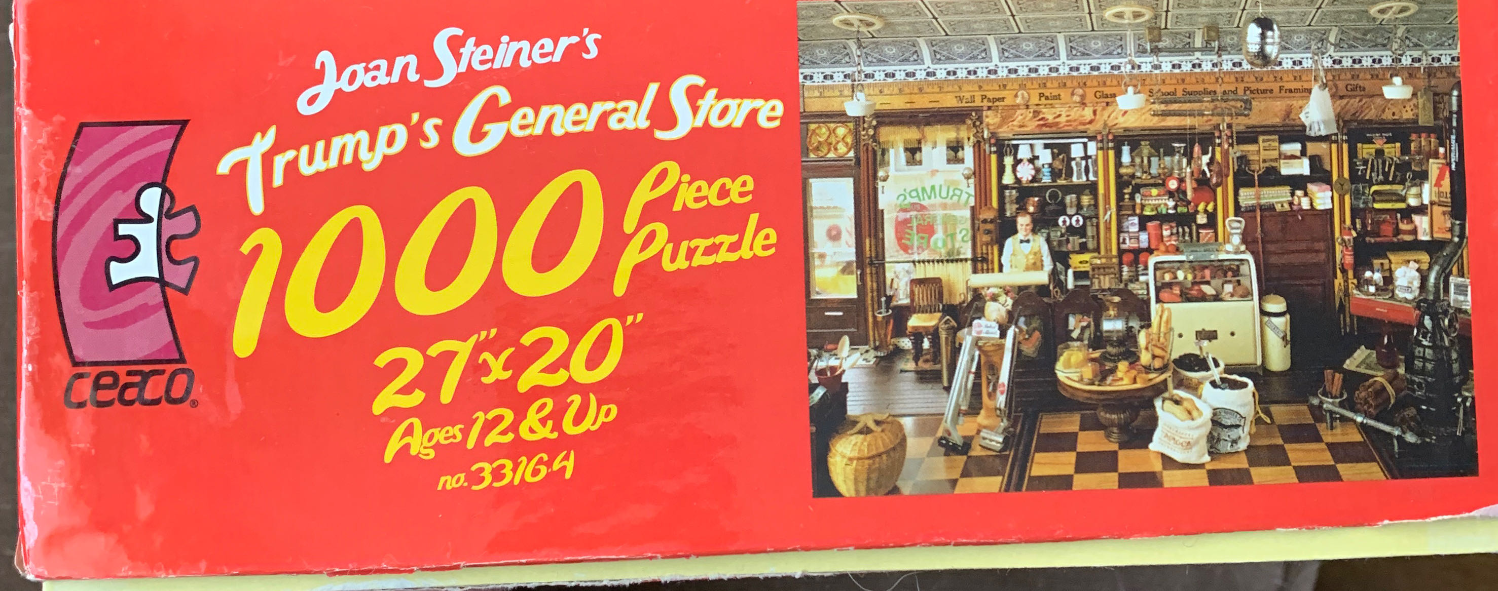 Trump’s General Store - Ceaco puzzle collectible [Barcode 021081033169] - Main Image 3