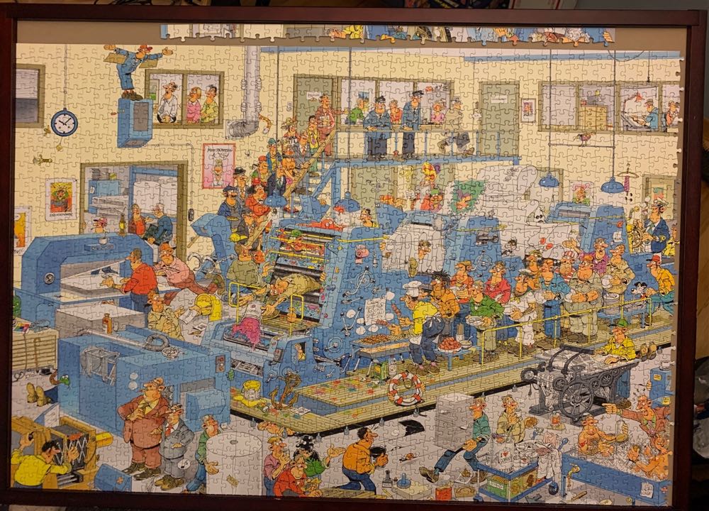 The Printing Office - Jumbo puzzle collectible [Barcode 8710126190395] - Main Image 3