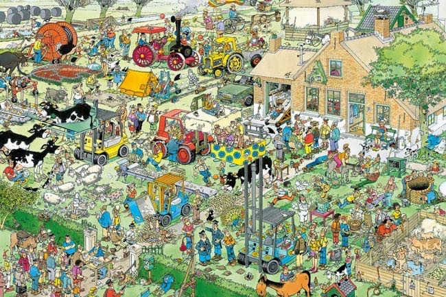 Farm Visit - Jumbo puzzle collectible [Barcode 8710126170779] - Main Image 2