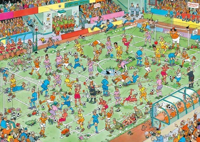 81671 WK Vrouwenvoetbal  puzzle collectible [Barcode 8710126816714] - Main Image 2