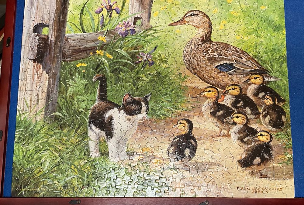 Duck Inspector - SunsOut puzzle collectible [Barcode 796780519176] - Main Image 2