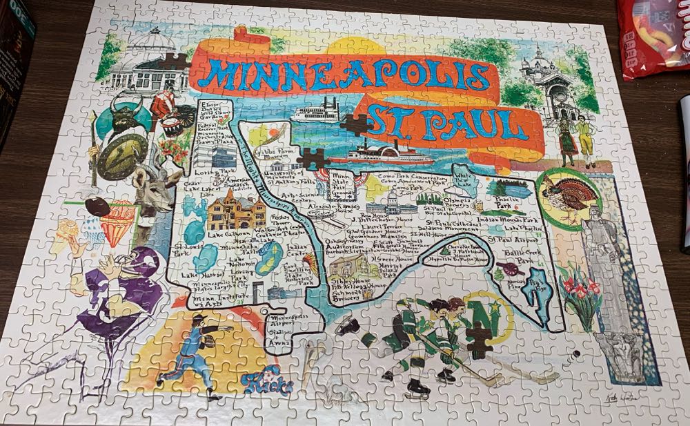 Minneapolis/St Paul - The Great American Puzzle Factory puzzle collectible - Main Image 2