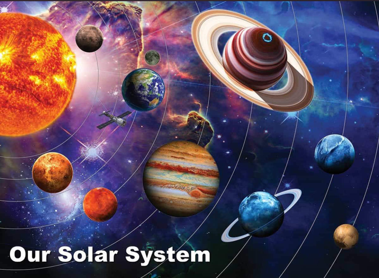 Our Solar System - White Mountain Puzzles puzzle collectible [Barcode 724819259946] - Main Image 2
