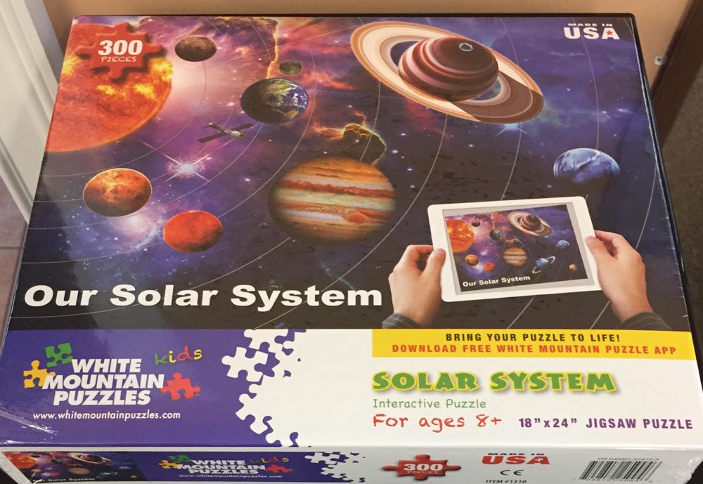 Our Solar System - White Mountain Puzzles puzzle collectible [Barcode 724819259946] - Main Image 3