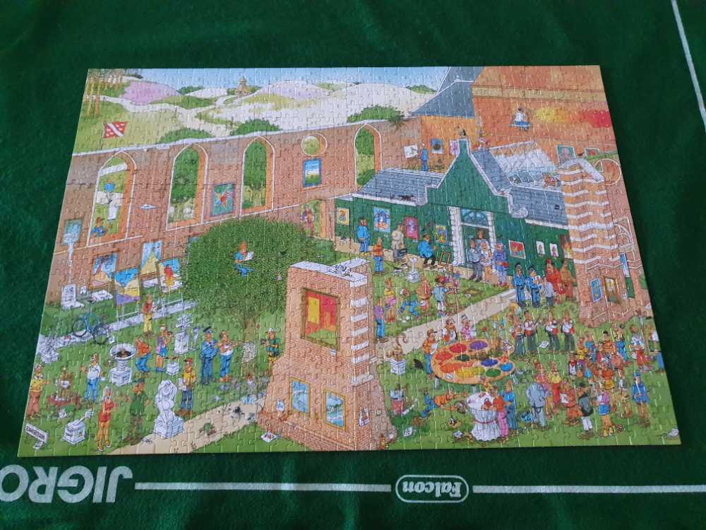 20022 De Kunstmarkt - Jumbo puzzle collectible [Barcode 8710126200223] - Main Image 2