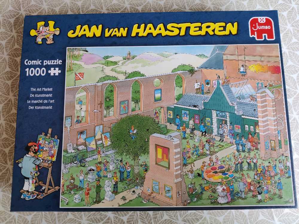 20022 De Kunstmarkt - Jumbo puzzle collectible [Barcode 8710126200223] - Main Image 3
