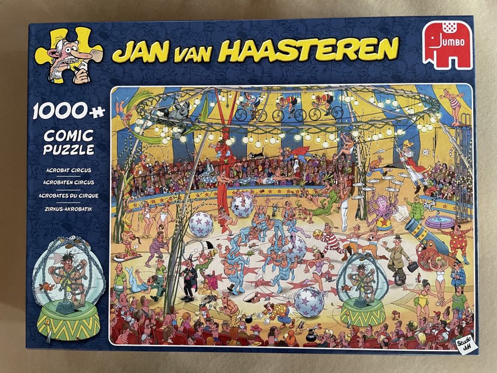 19089 Acrobaten Circus - Jumbo 1000 puzzle collectible [Barcode 8710126190890] - Main Image 2