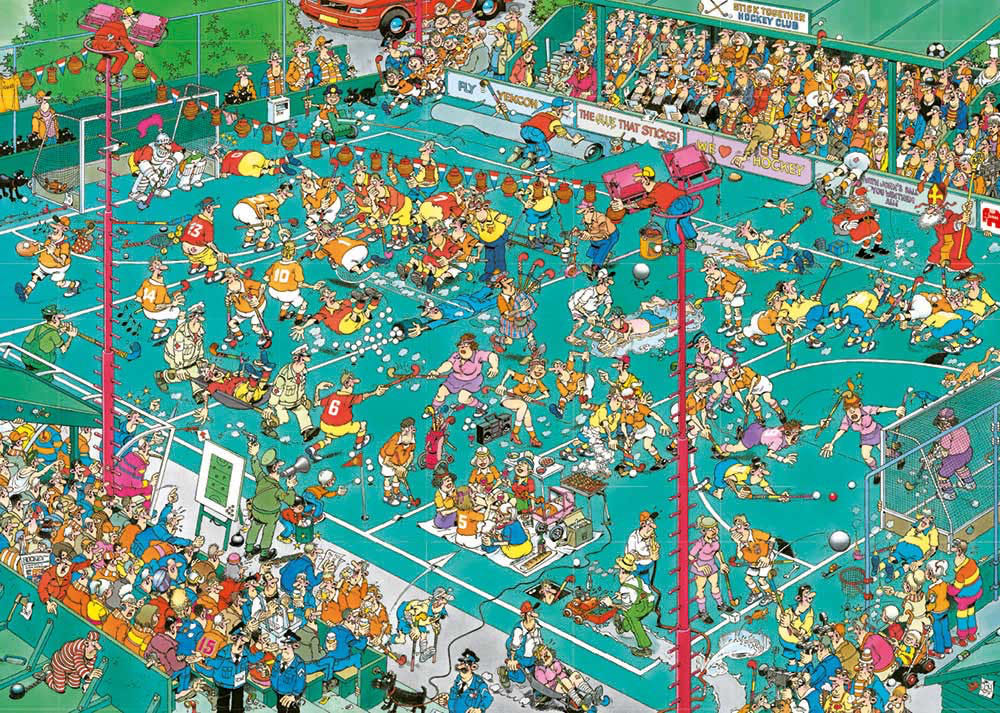 Hockey Championships🆕🚪 - Jumbo/JVH puzzle collectible [Barcode 8710126190944] - Main Image 2