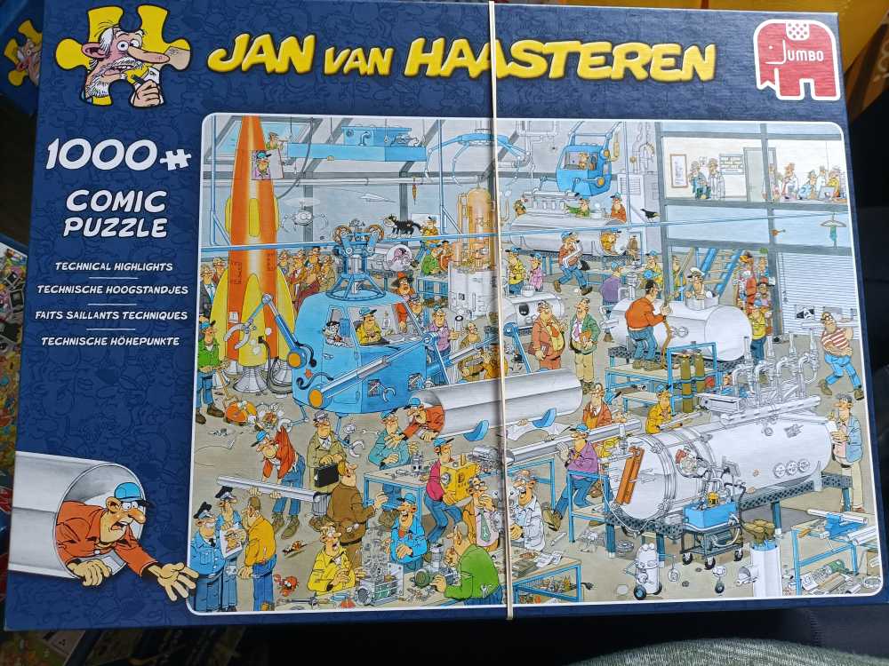 19050 Technische Hoogstandjes - Jumbo puzzle collectible [Barcode 8710126190500] - Main Image 2