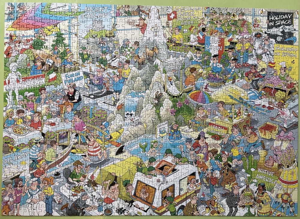 The Holiday Fair - Jumbo puzzle collectible [Barcode 8710126190517] - Main Image 3