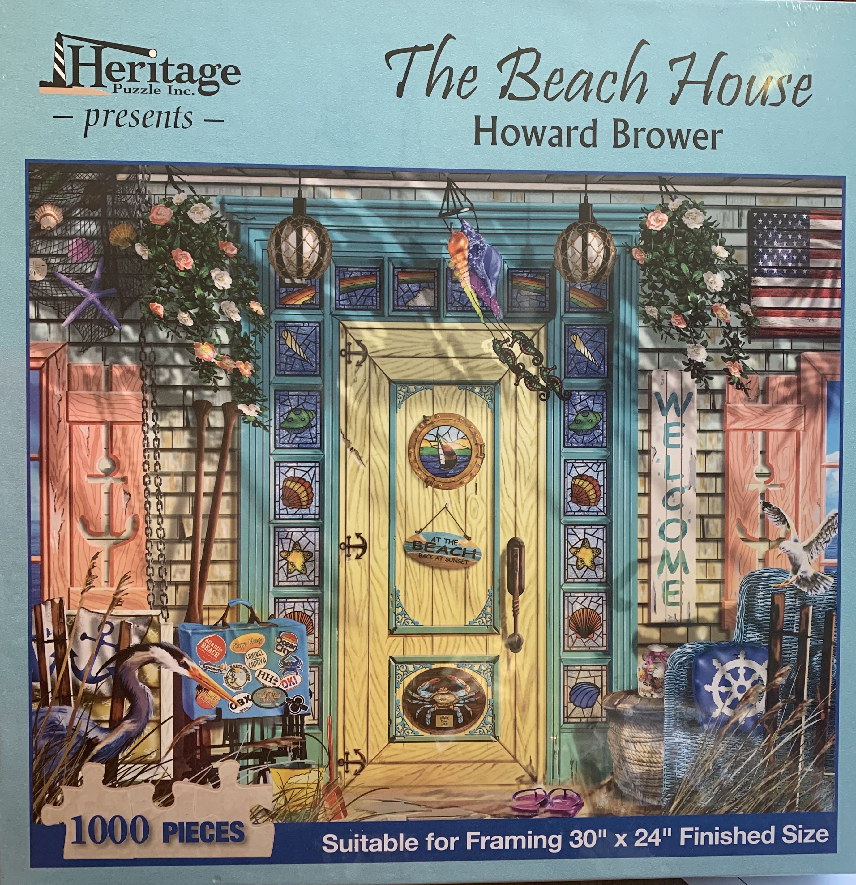 The Beach House - Heritage Puzzles puzzle collectible [Barcode 654497307045] - Main Image 2