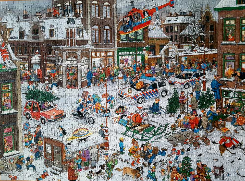 13007 Kerstmis - Jumbo puzzle collectible [Barcode 8710126130070] - Main Image 2