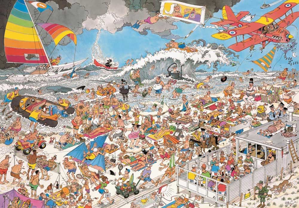 01652 Op Het Strand - Jumbo puzzle collectible - Main Image 2