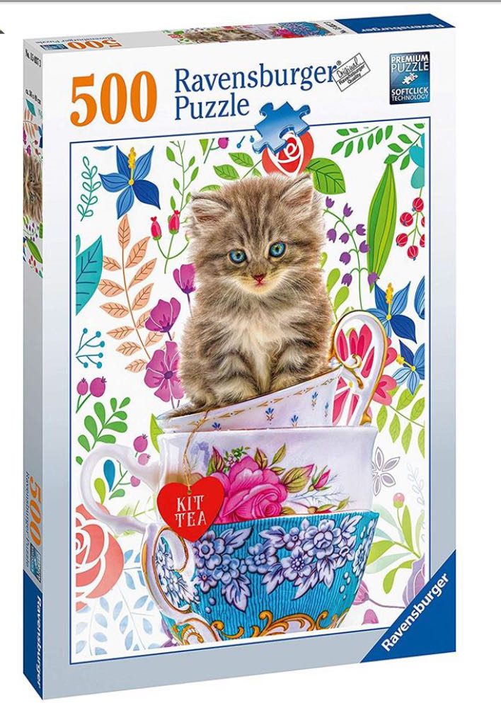 Kitten In A Cup - Ravensburger puzzle collectible [Barcode 4005556150373] - Main Image 2