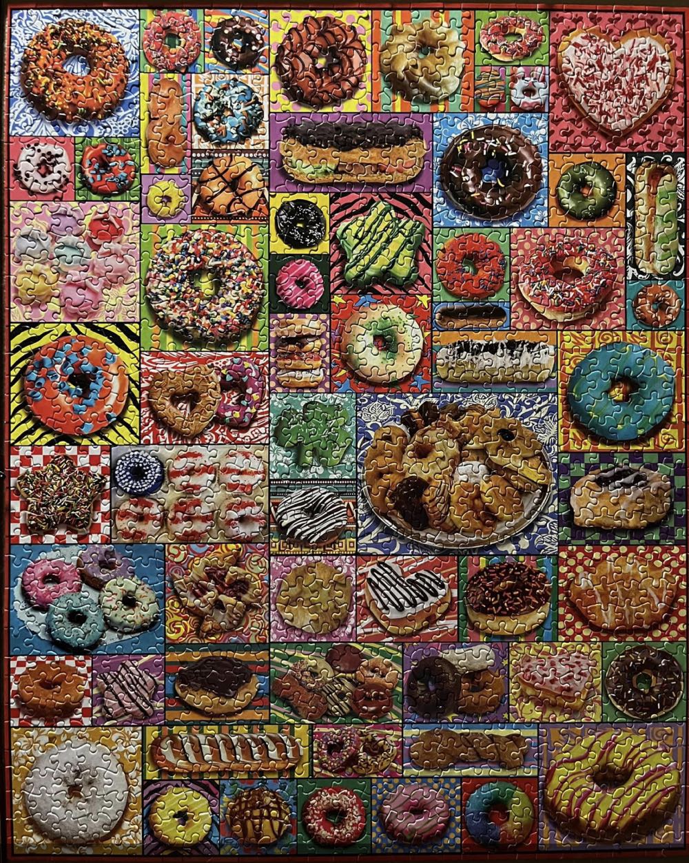 Donuts & Pastries**- 409, 6/10/23-SOLD - White Mountain puzzle collectible - Main Image 2