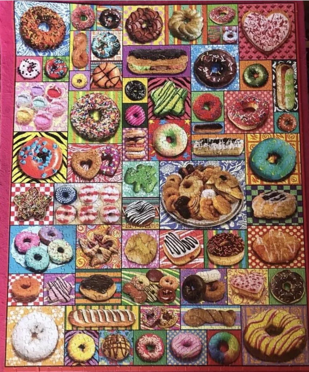 Donuts & Pastries**- 409, 6/10/23-SOLD - White Mountain puzzle collectible - Main Image 4