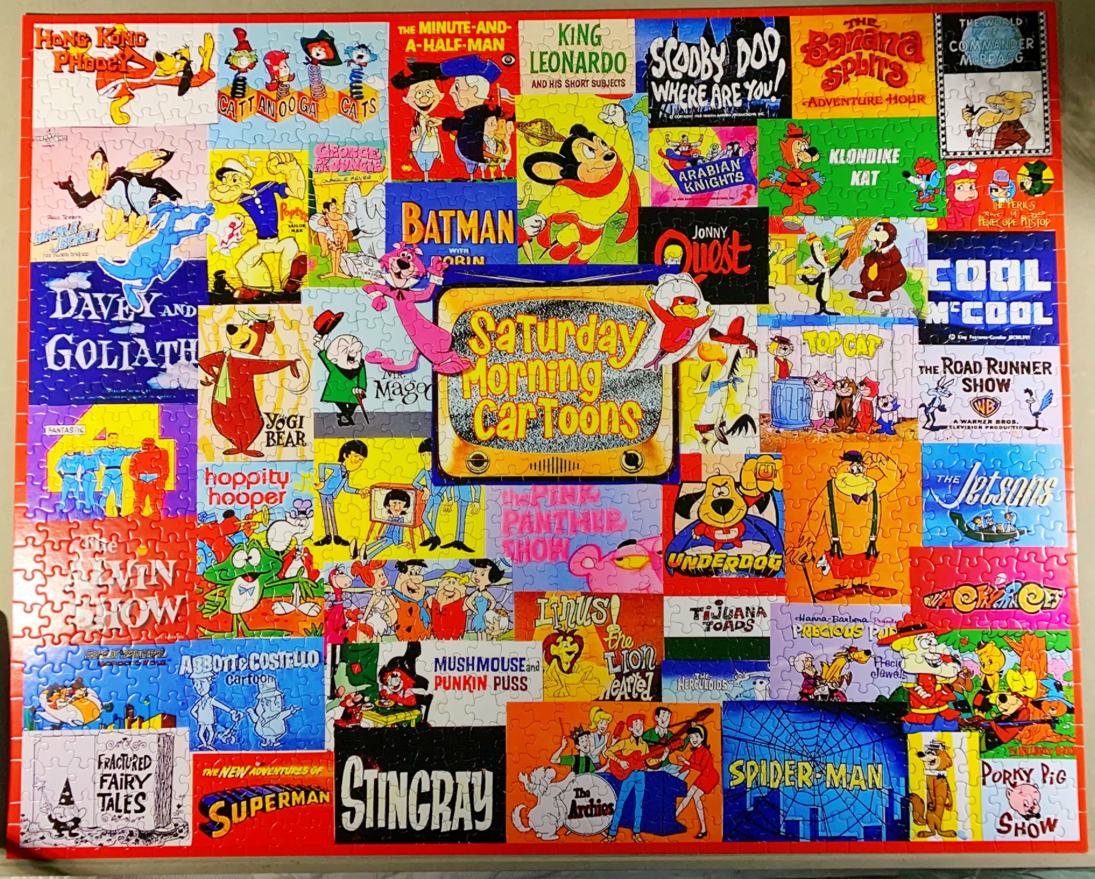 Saturday Morning Cartoons..1481 - White Mountain puzzle collectible [Barcode 724819262557] - Main Image 3