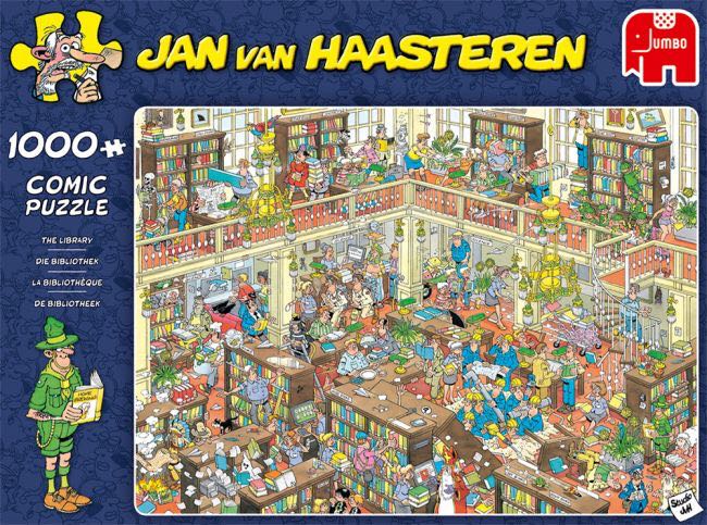 19092 De Bibliotheek - Jumbo puzzle collectible - Main Image 1