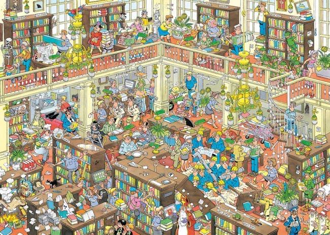 19092 De Bibliotheek - Jumbo puzzle collectible - Main Image 2