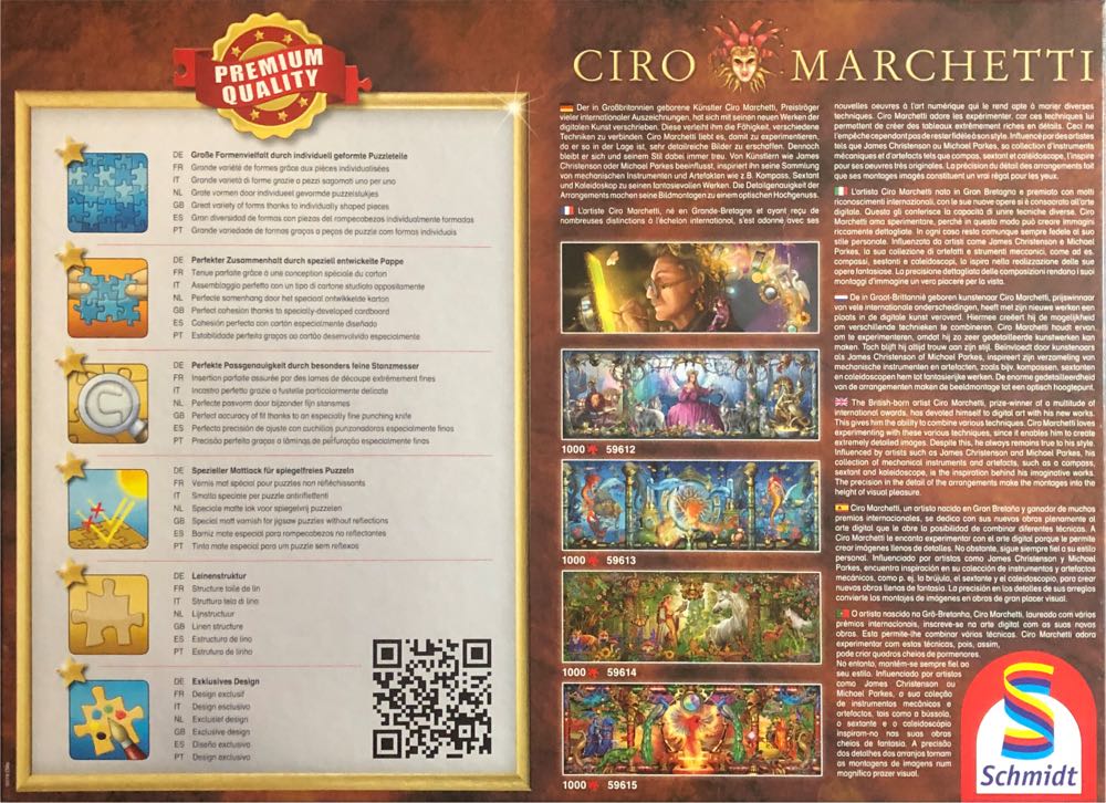 Magic Forest Panorama (Maken) - Schmidt Puzzle puzzle collectible [Barcode 4001504596149] - Main Image 4