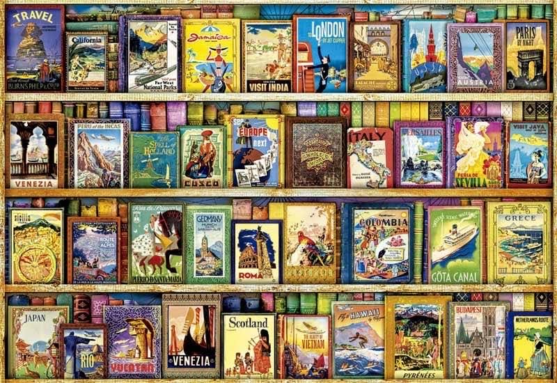 World Travel Guides - Educa puzzle collectible [Barcode 8412668171022] - Main Image 2