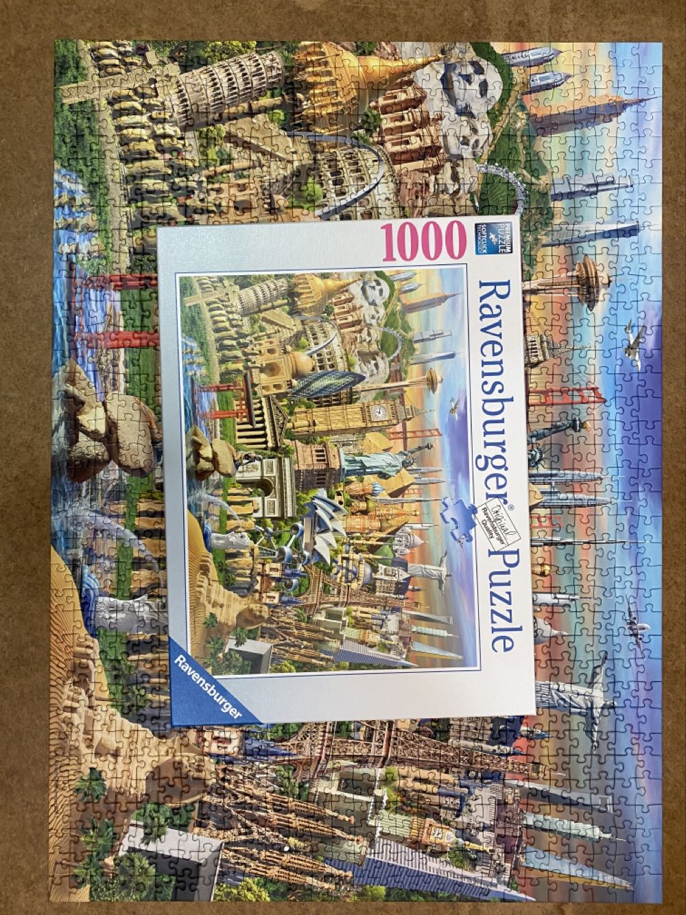 World Landmarks - Ravensburger puzzle collectible [Barcode 4005556198900] - Main Image 2