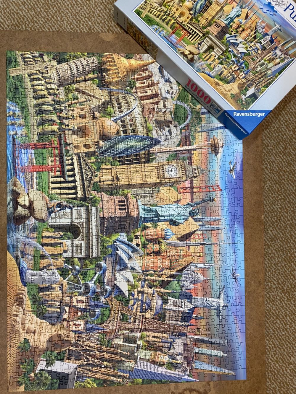 World Landmarks - Ravensburger puzzle collectible [Barcode 4005556198900] - Main Image 3