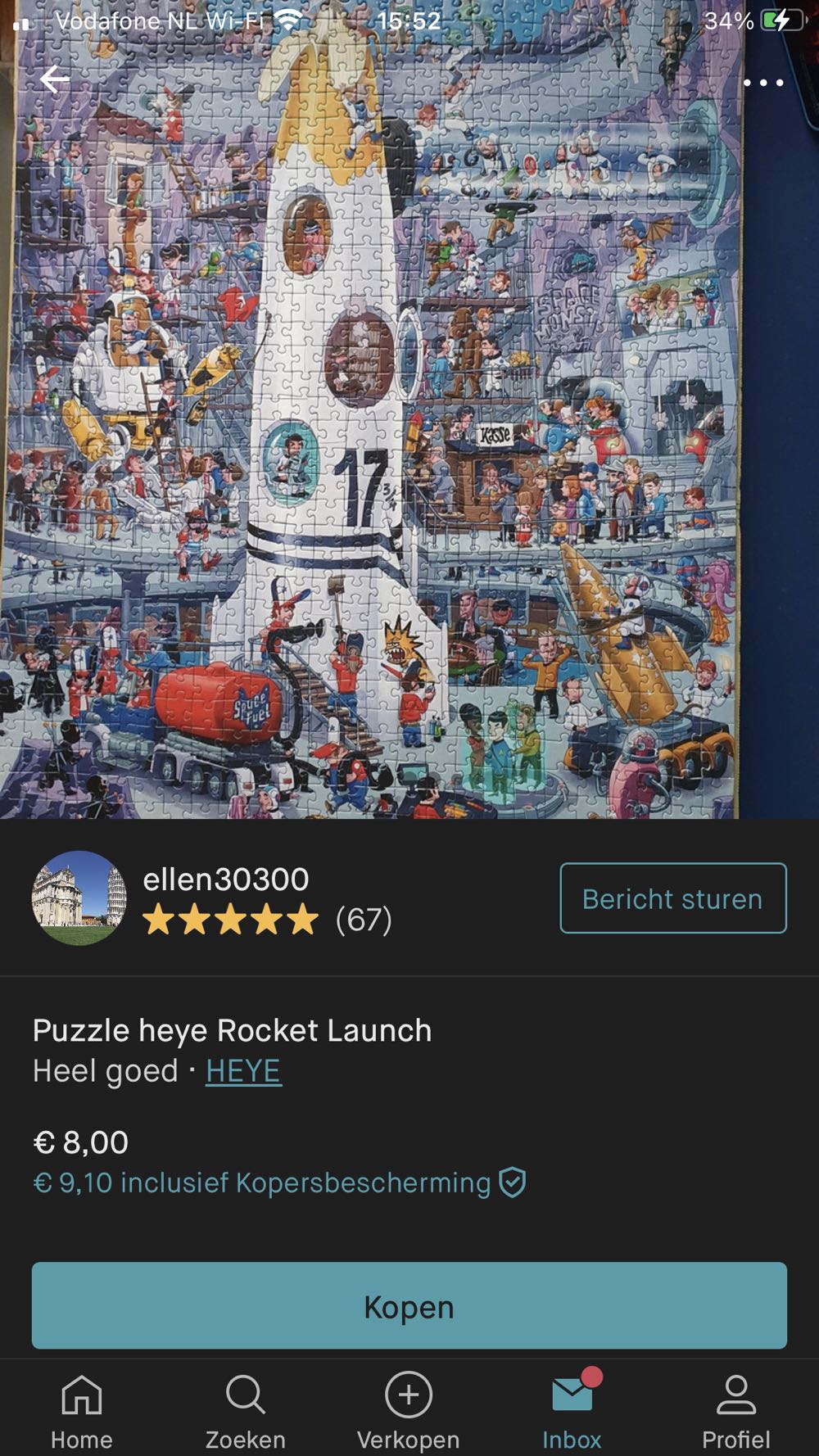 Rocket Launch - HEYE puzzle collectible [Barcode 4001689297909] - Main Image 4