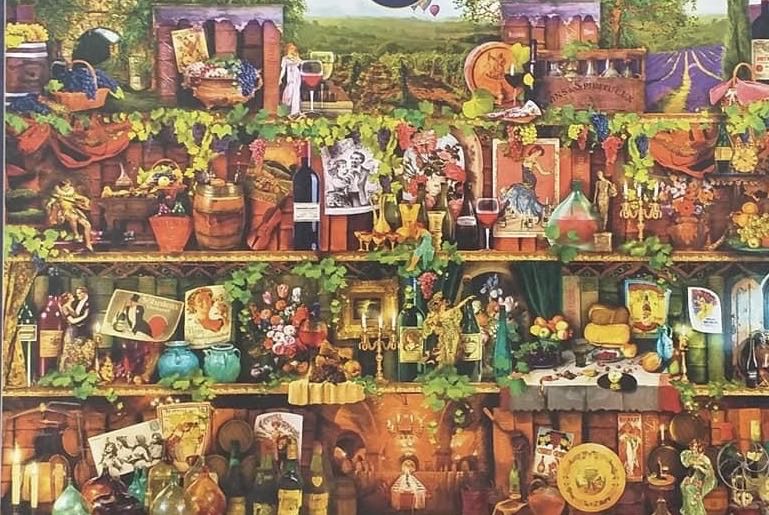 Wine Shelf - Bluebird Puzzle puzzle collectible [Barcode 3663384701429] - Main Image 2