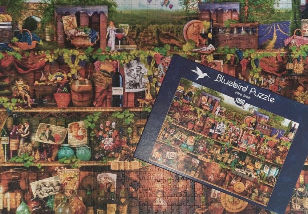 Wine Shelf - Bluebird Puzzle puzzle collectible [Barcode 3663384701429] - Main Image 4