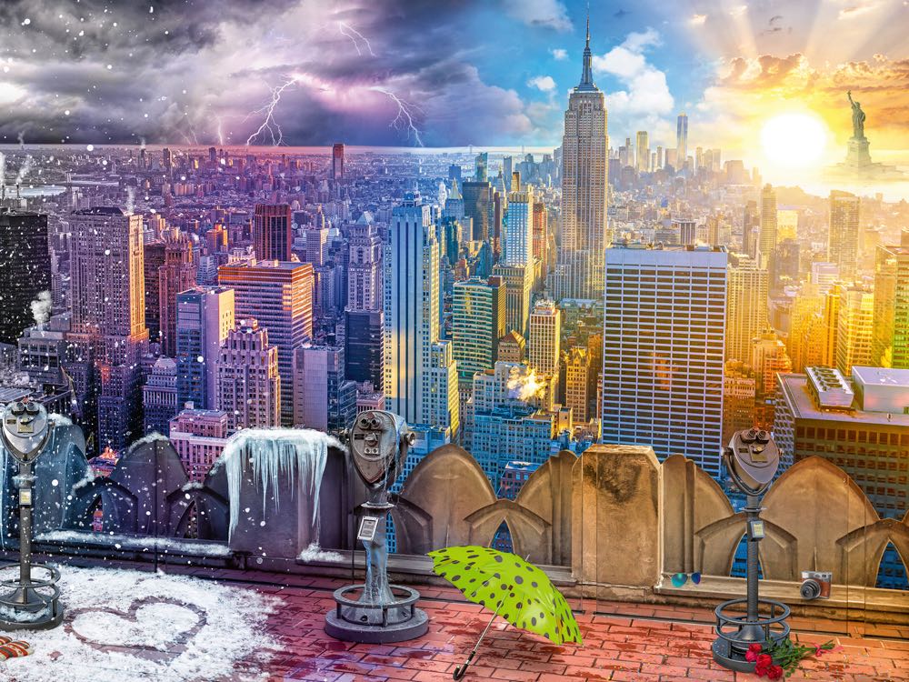 Ravensburger Seasons Of New York - Ravensburger puzzle collectible [Barcode 4005556160082] - Main Image 2