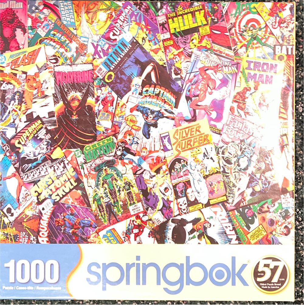 Comic Books Galore - Springbok puzzle collectible [Barcode 091683108206] - Main Image 2