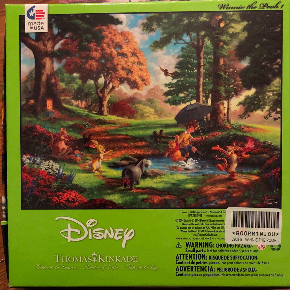 Thomas Kinkade Winnie The Pooh - Ceaco puzzle collectible - Main Image 2