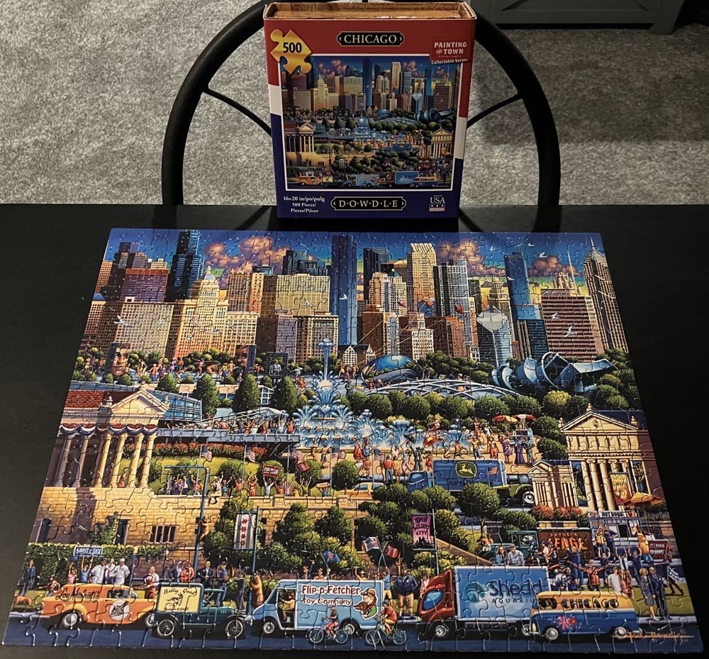 Chicago - 841, 5/16/25-SOLD - Dowdle Folk Art puzzle collectible [Barcode 671095202695] - Main Image 3