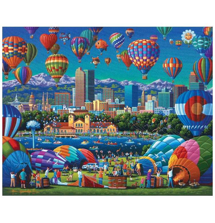 Above Denver 💎 - Dowdle puzzle collectible [Barcode 671095203784] - Main Image 2