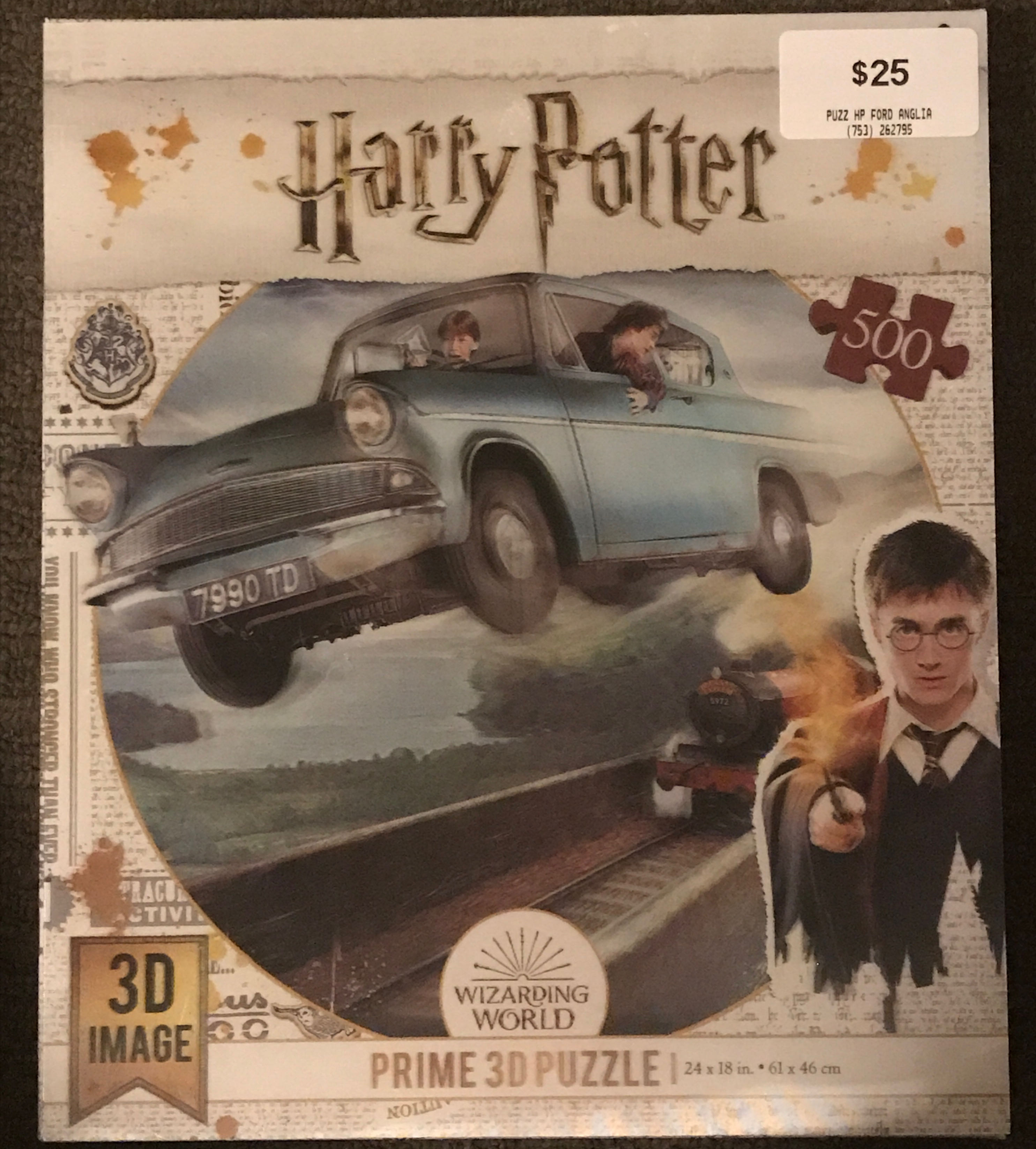 Harry Potter - Hogwarts Express & Flying Car 3D - Prime 3D Ltd. puzzle collectible [Barcode 670889325121] - Main Image 2