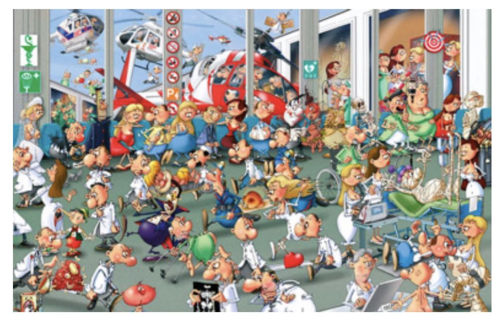 Accidents And Emergencies-SOLD - Piatnik puzzle collectible [Barcode 9001890537240] - Main Image 2