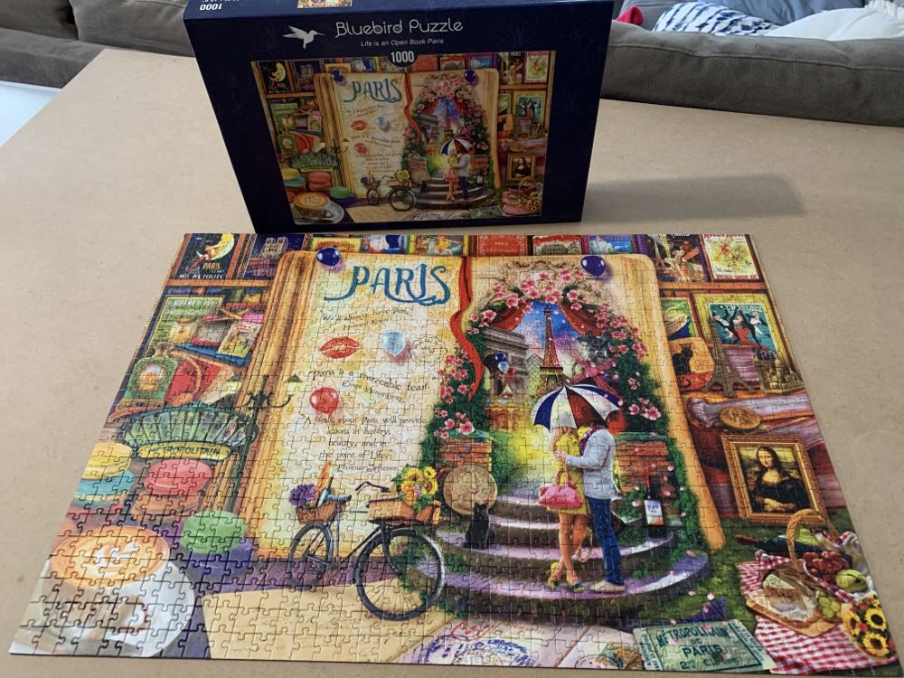 Life is an Open Book Paris - Bluebird Puzzle puzzle collectible [Barcode 3663384702396] - Main Image 2