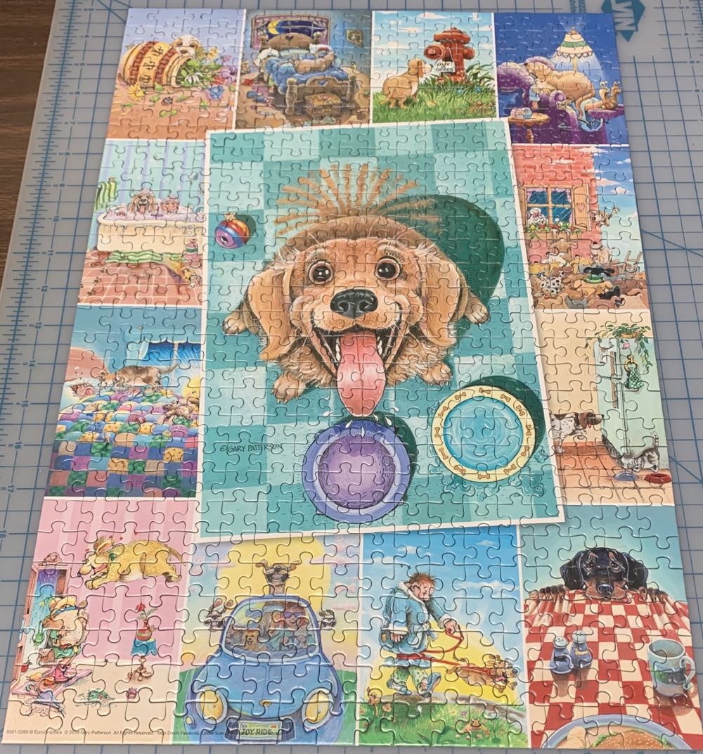 Dog’s Life-SOLD - EuroGraphics puzzle collectible [Barcode 628136553650] - Main Image 2