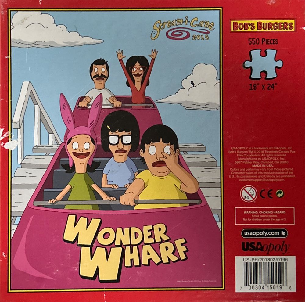 Bob’s Burgers Scream-I-Cane (Returned To Owner) - USAopoly puzzle collectible [Barcode 700304150196] - Main Image 2
