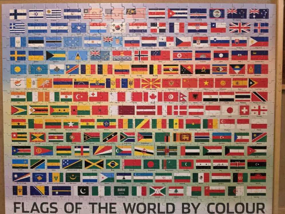 Z-Flags Of The World - Hinkler puzzle collectible [Barcode 9781488933721] - Main Image 3