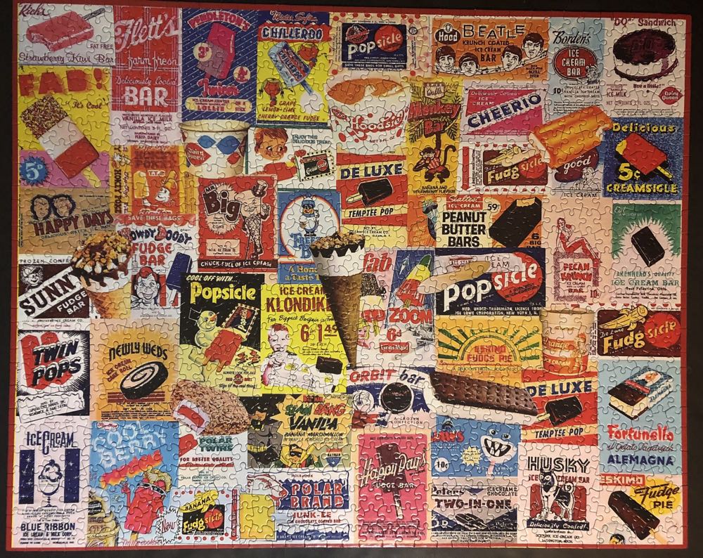 Ice Cream Bars - White Mountain puzzle collectible [Barcode 724819260324] - Main Image 2