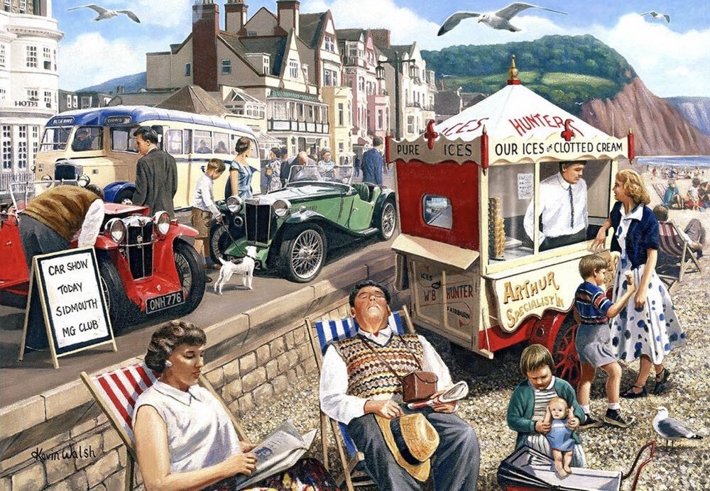 Happy Days, Sidmouth - Ravensburger Happy Days Collection puzzle collectible [Barcode 4005556192182] - Main Image 2