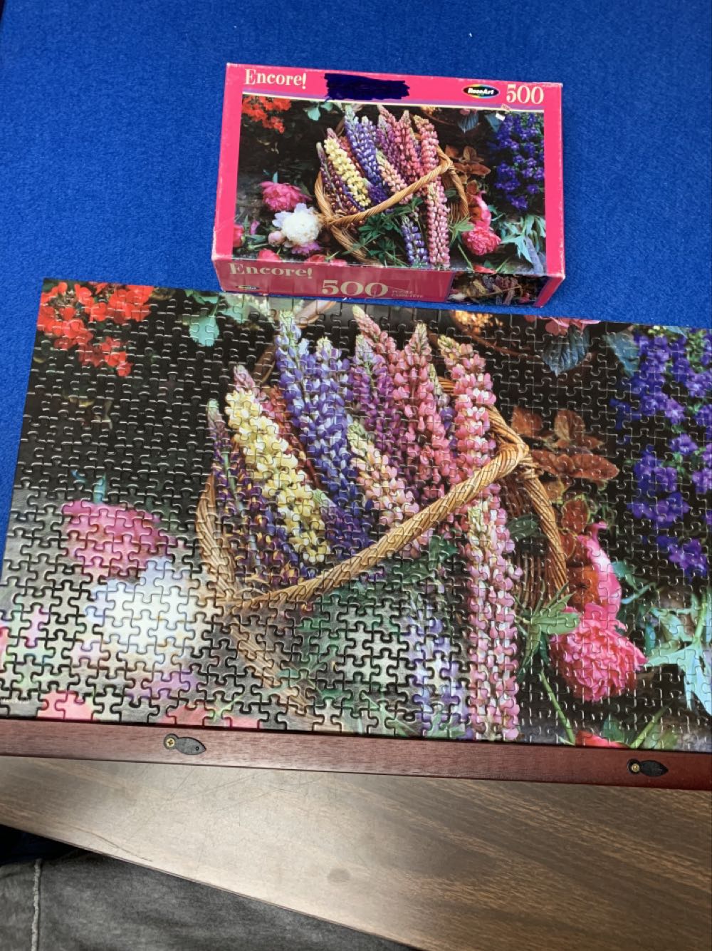 Bounty Of Blooms - Rose Art puzzle collectible [Barcode 072348060527] - Main Image 2