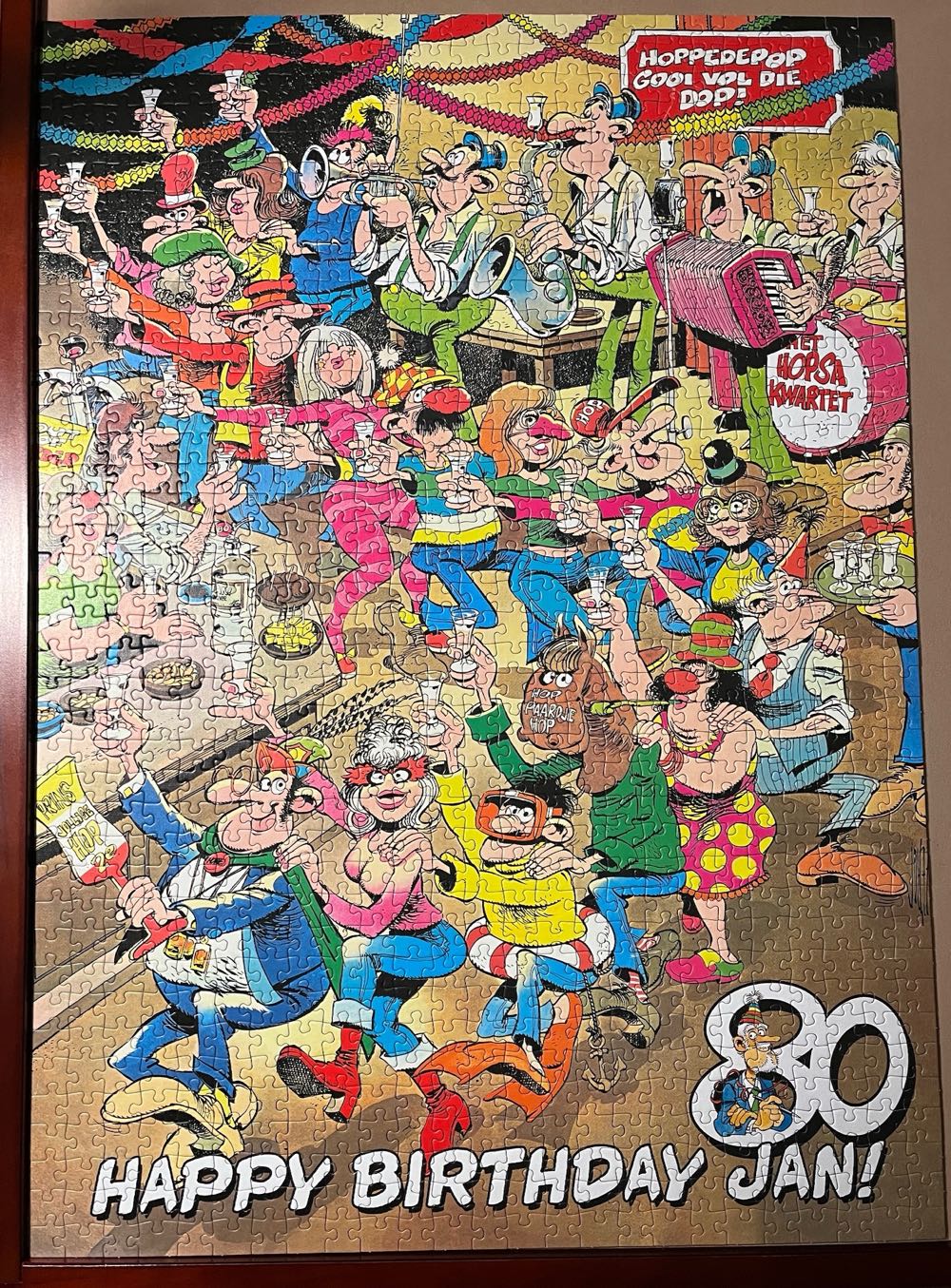 Fijne Verjaardag Jan! 19029 - Jumbo puzzle collectible [Barcode 8710126190296] - Main Image 3