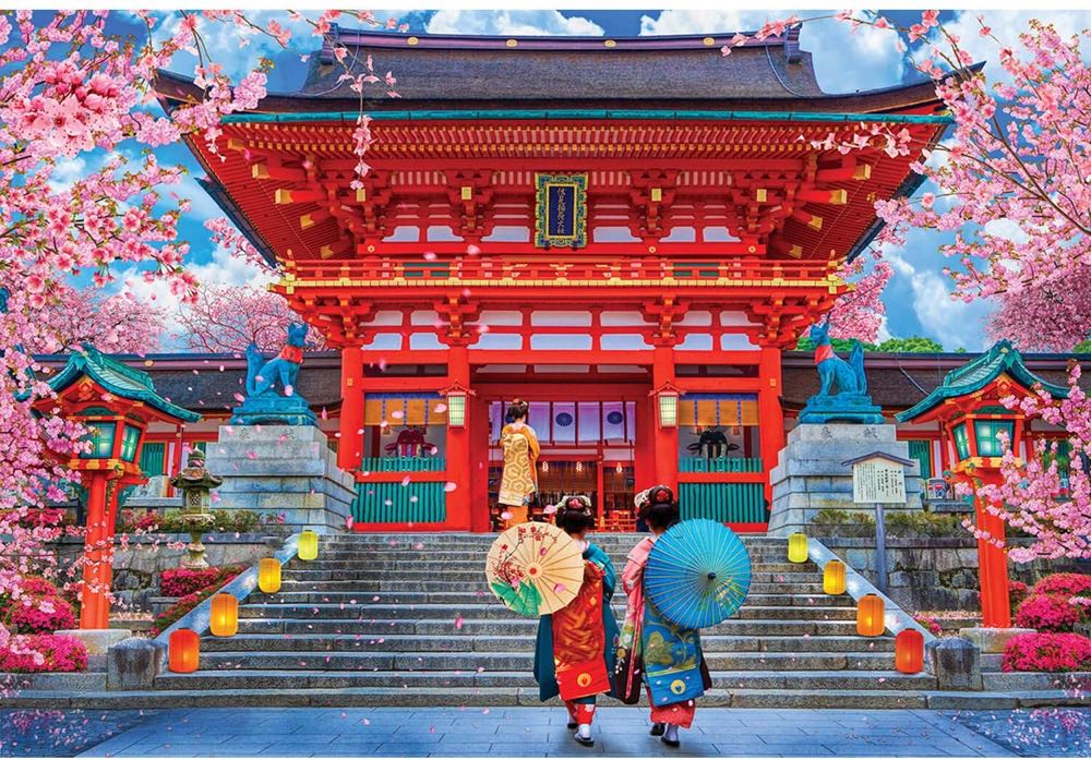 Eurpgraphics Spring Sakura - EuroGraphics puzzle collectible [Barcode 628136655330] - Main Image 2