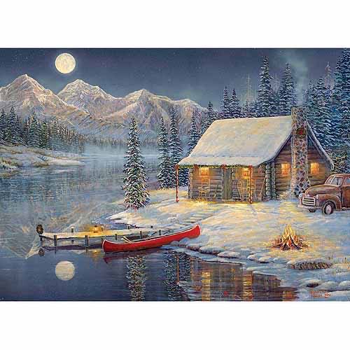A Cozy Christmas - Eurographics Puzzle puzzle collectible - Main Image 2